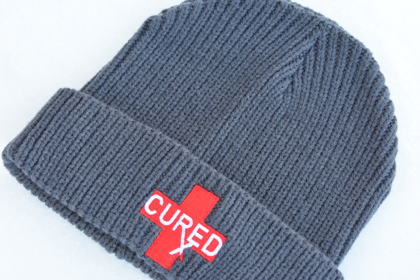 RETIRED| Charcoal Ribbed Beanie⛑